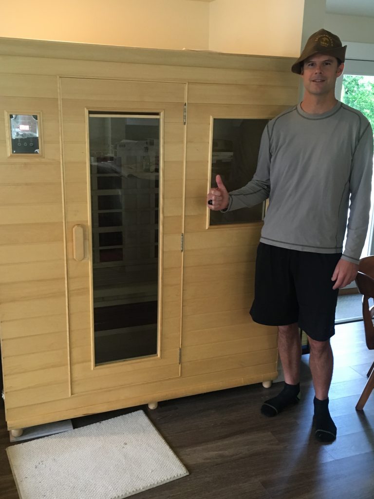 HighTech Health Sauna and Dr Lynch. The benefits are sauna are seen with this unit.
